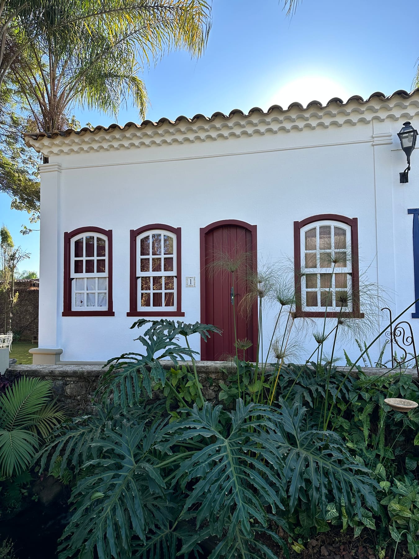 Fachada da acomodação Sabará